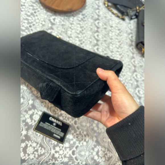 Chanel Vintage Suede CF Flap Bag - Picture 6 of 8